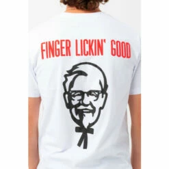 Hype. X KFC Colonel 'Finger Lickin’ Good' White T-Shirt -Hype Shop unnamed file 684