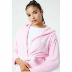Hype. Kids Pink Robe -Hype Shop unnamed file 6849