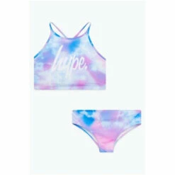 Hype. Girls Tie Dye Pink Tankini -Hype Shop unnamed file 6858