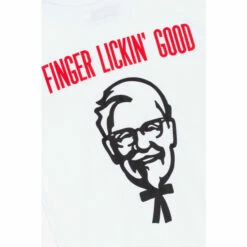 Hype. X KFC Colonel 'Finger Lickin’ Good' White T-Shirt -Hype Shop unnamed file 686