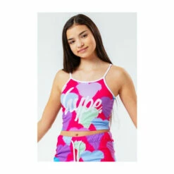 Hype. Kids Pink Spray Heart Cami Top -Hype Shop unnamed file 6862
