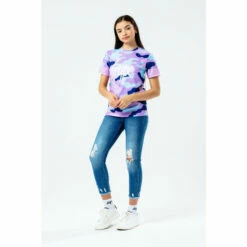 Hype. Purple Evie Camo T-Shirt -Hype Shop unnamed file 691