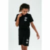 Hype. Black Double Logo Script Kids T-Shirt -Hype Shop unnamed file 694