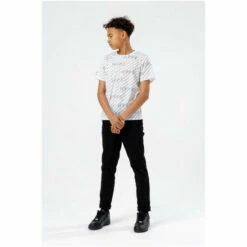 Hype. Boys White Illusion T-Shirt -Hype Shop unnamed file 738