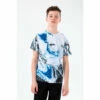 Hype. Boys White Marble Script T-Shirt -Hype Shop unnamed file 74