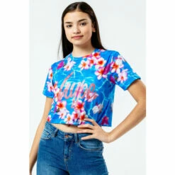 Hype. Blue Hawaii Pool Crop T-Shirt