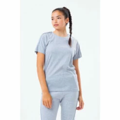 Hype Grey Tonal Tape Script Logo T-Shirt