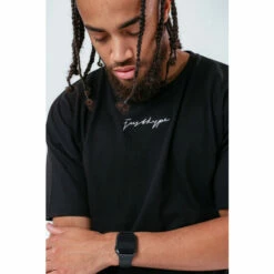 Hype. Mens Oversized Burgundy Red T-Shirts Set -Hype Shop unnamed file 765