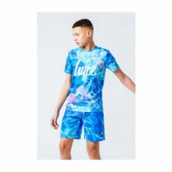 Hype. Blue Space Pool Kids T-Shirt -Hype Shop unnamed file 776