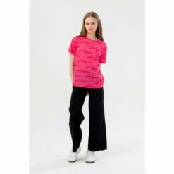 Hype. Girls Pink Track Scribble T-Shirt -Hype Shop unnamed file 779