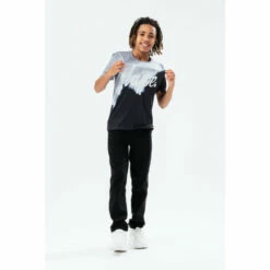 Hype. Boys Grey T-Shirt Ripple Tie Dye Dark -Hype Shop unnamed file 785