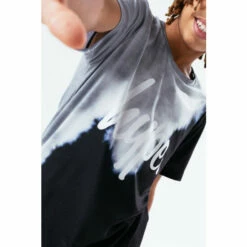 Hype. Boys Grey T-Shirt Ripple Tie Dye Dark -Hype Shop unnamed file 786