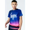 Hype. Blue Midnight Beach Kids T-Shirt -Hype Shop unnamed file 808