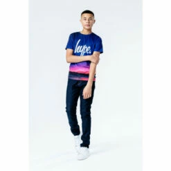 Hype. Blue Midnight Beach Kids T-Shirt 3 Hype. Blue Midnight Beach Kids T-Shirt -Hype Shop unnamed file 809