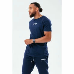 Hype Navy Blue Scribble T-Shirt