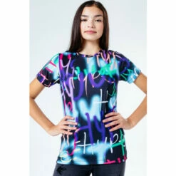 Hype. Multi Doodle Logo Kids T-Shirt -Hype Shop unnamed file 818