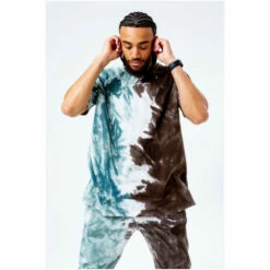 Hype. Blue Tie Dye T-Shirt -Hype Shop unnamed file 836