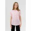 Hype. Girls Pink Gothic Repeat T-Shirt 2 Hype. Girls Pink Gothic Repeat T-Shirt -Hype Shop unnamed file 847