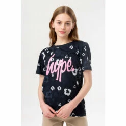 Hype Girls Pink Leopard Marble T-Shirts Three Pack 5 Hype Girls Pink Leopard Marble T-Shirts Three Pack -Hype Shop unnamed file 85
