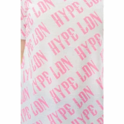 Hype. Girls Pink Gothic Repeat T-Shirt -Hype Shop unnamed file 851