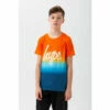 Hype Boys Orange Ocean Script T-Shirt -Hype Shop unnamed file 868