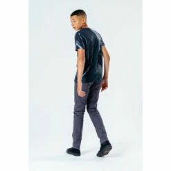 Hype. Black Marble Print Kids T-Shirt