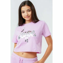 Hype. Purple Lilac Kids T-Shirt -Hype Shop unnamed file 909