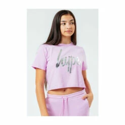Hype. Purple Lilac Kids T-Shirt -Hype Shop unnamed file 910