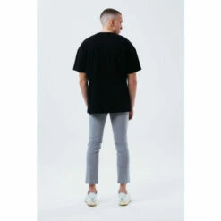 Hype. Mens Black Oversized T-Shirt -Hype Shop unnamed file 920