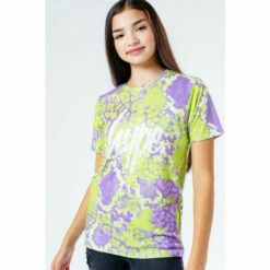 Hype. Green Neon Snake Kids T-Shirt -Hype Shop unnamed file 937