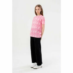 Hype. Girls Pink Lush Logo Scribble T-Shirt -Hype Shop unnamed file 979