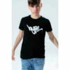 Hype. Kids Black Drip Stripe T-Shirt -Hype Shop unnamed file 996