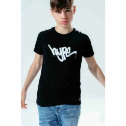 Hype. Kids Black Drip Stripe T-Shirt